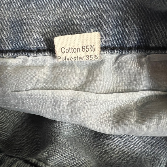 Distressed Star appliqué wide leg jeans - Picture 6 of 7